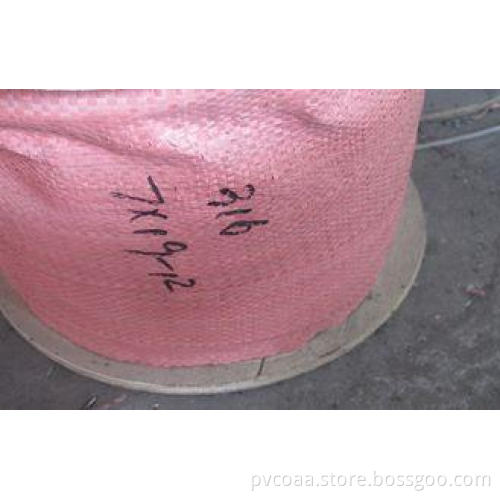 304 Stainless Steel Wire Rope 12mm 6x19+IWS With Corrosion